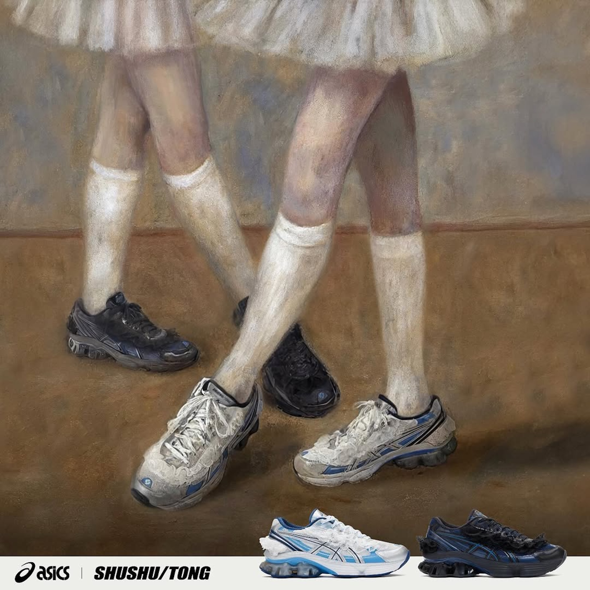 asicsx SHUSHU【ファッションとスポーツの両面で活躍☆ Black 】 In-Hand Look at The SHUSHU/TONG x ASICS Collaboration