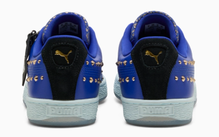 Street Fighter x PUMA Suede "Chun-Li" (SKU: 410648-01). Photo via PUMA.