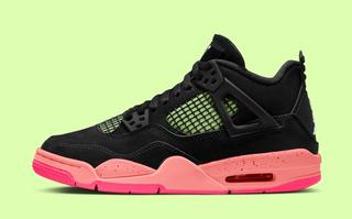 Jordan Pushes Color to the Max on the Kids-Exclusive AJ4 “Black & Infrared 23”