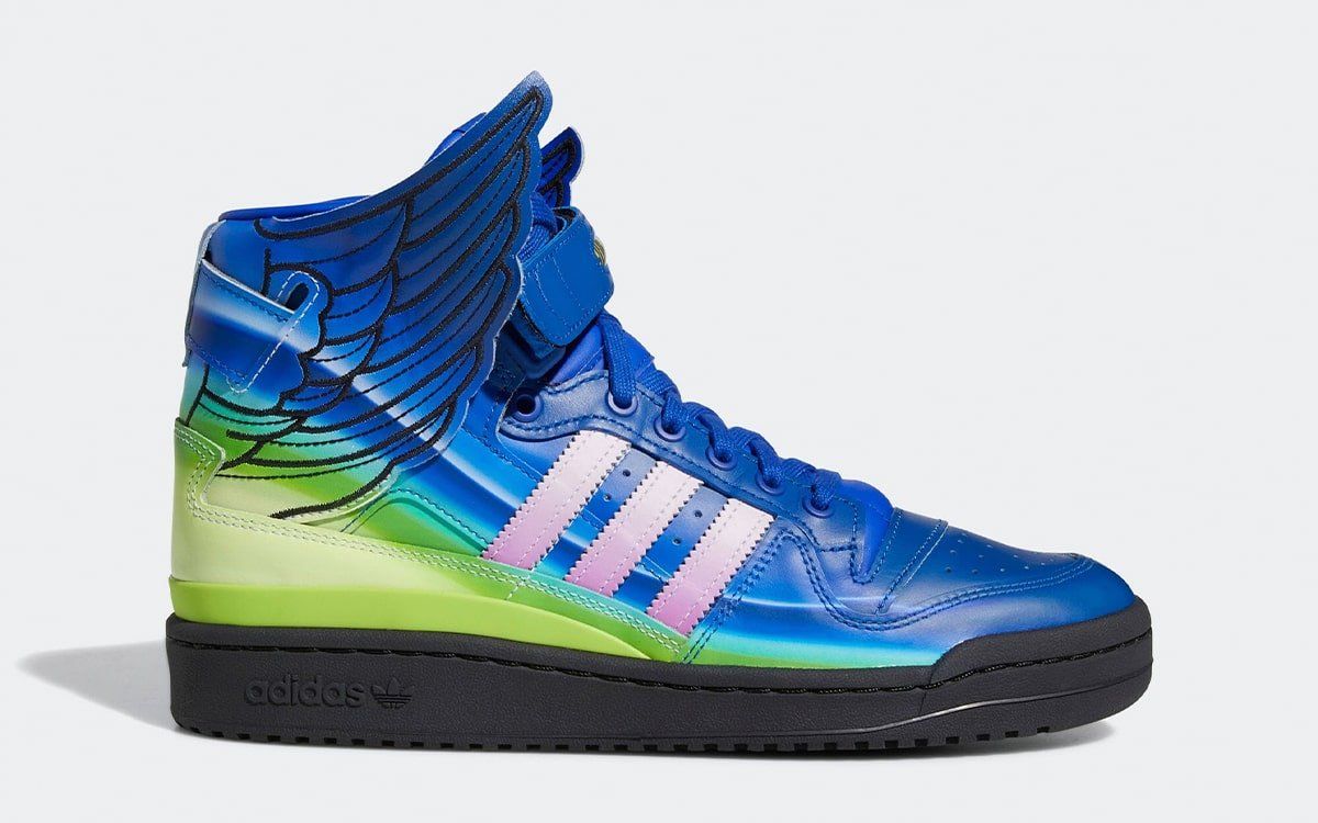 Adidas × Jeremy Scott プルオーバー Jeremy Scott's adidas Forum Hi Wings 4.0 Gears Up in