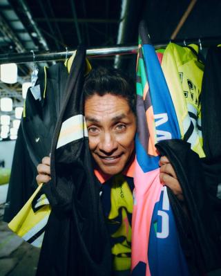 Jorge Campos in Nike's "Rip the Script" campaign.