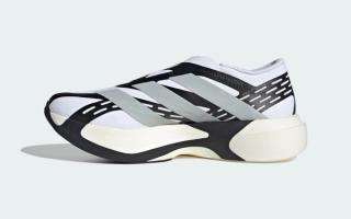 Men's adidas Adizero Evo SL Laceless"White/Black" (SKU: KI2647).