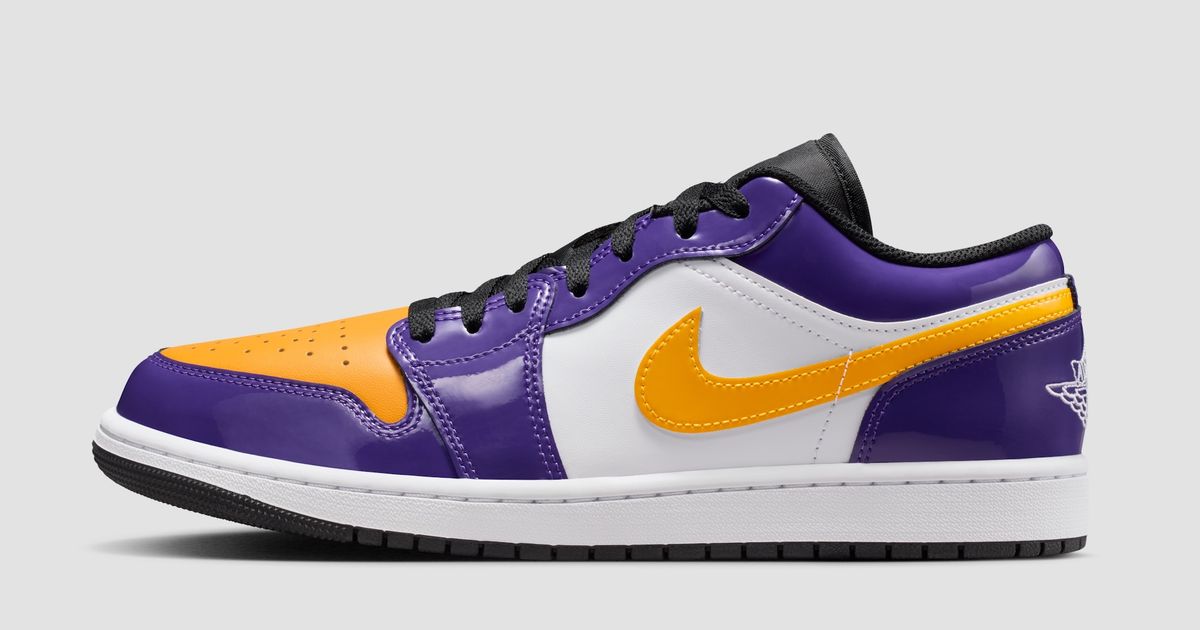 Lakers Colors Take Over This Air Jordan 1 Low