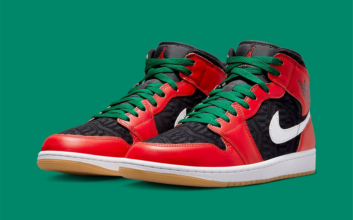 Official Images // Air Jordan 1 Mid “Holiday Special” | House of Heat°