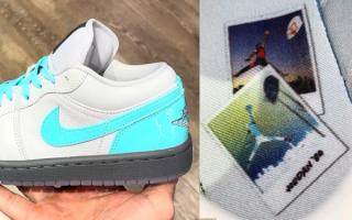 MJ's Polaroid Pictures Appear on the Air Jordan 1 Low