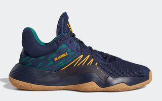 adidas don issue 1 be humble navy green gold fv5595 release date info 1