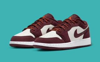 The Air Jordan 1 Mid "sicle Orange" GS "Night Maroon" is Now Available