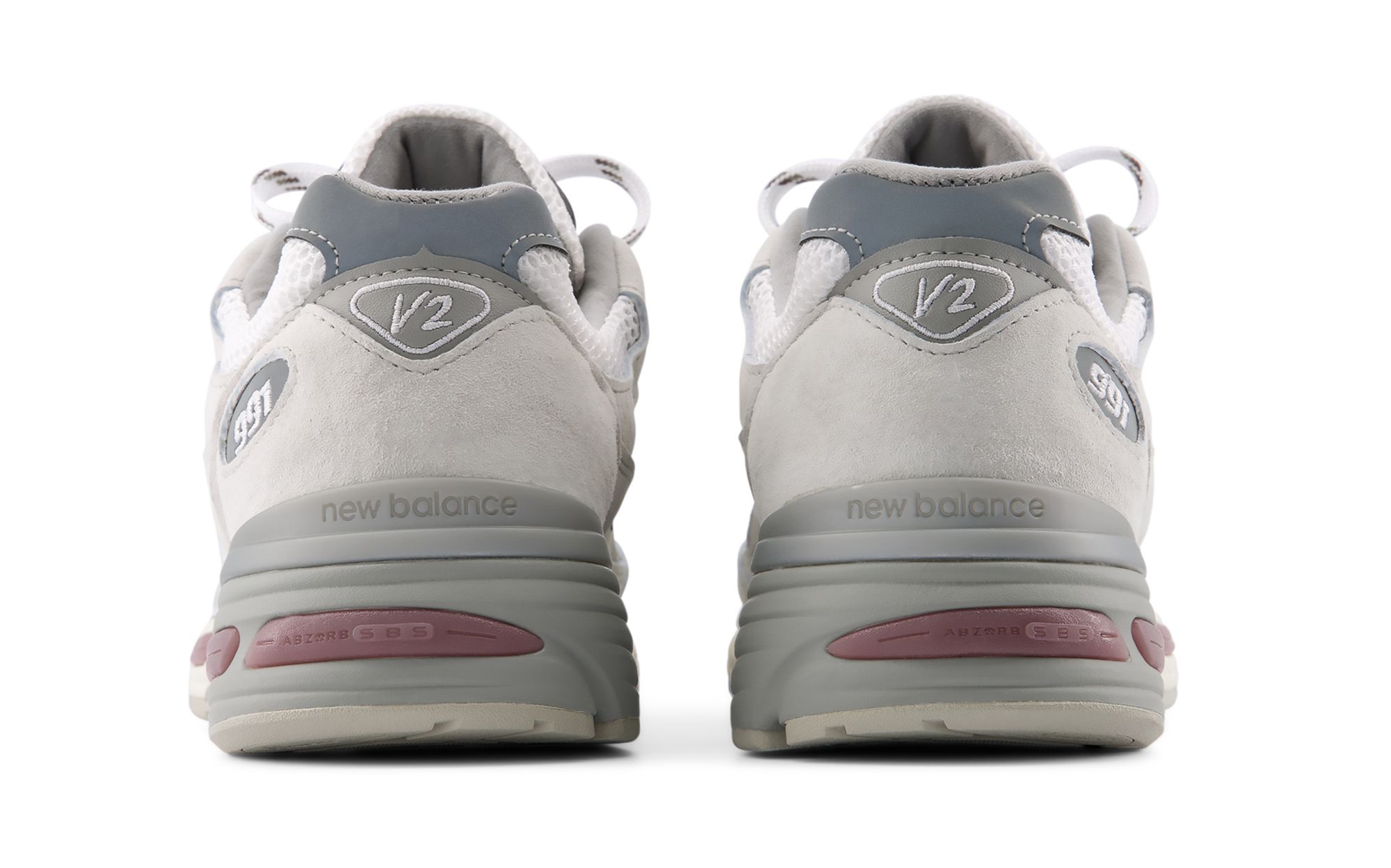 New Balance 991v2 "Wind Chime/Brilliant White" (SKU: U991AC2). Photo via New Balance.