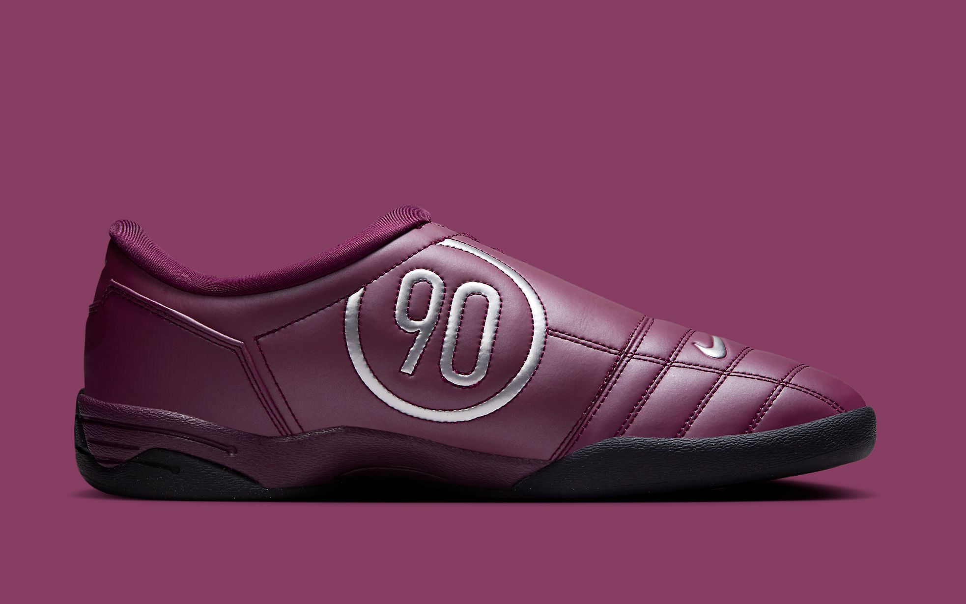 【Nike】 Total 90 III Bordeaux and llic Silver Nike Total 90 III - Bordeaux / Metallic Silver / Black – Kith