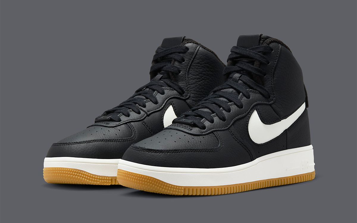 air force 1 high black gum