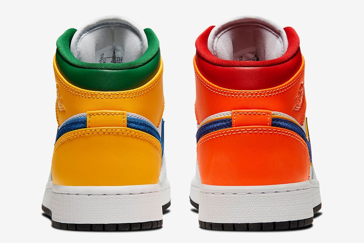 Orange and green outlet jordan 1