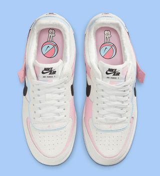 Nike Air Force 1 Shadow Hoops White Pink Blue DX3358-100