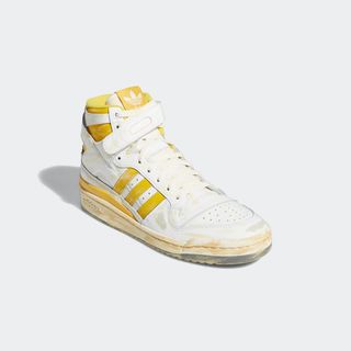 adidas forum 84 high worn white yellow gz6468 2