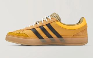 Bad Bunny x adidas Gazelle Indoor "Solar Gold" (SKU: KI2592). Photo via adidas.