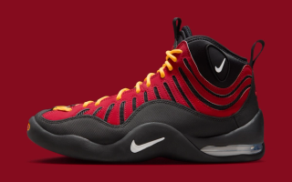 Nike Air Bakin OG "Varsity Red" (SKU: IQ5365-600). Photo via Nike.