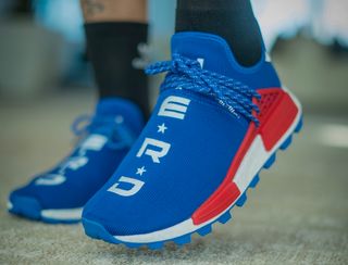 Pharrell outfits adidas NMD Hu NERD Blue ComplexCon EF2682 Release Date