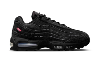 Levi's x Nike Air Max 95 "Black" sneaker collab.