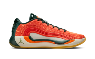 Jordan Luka 4 "Gone Camping" basketball shoe.