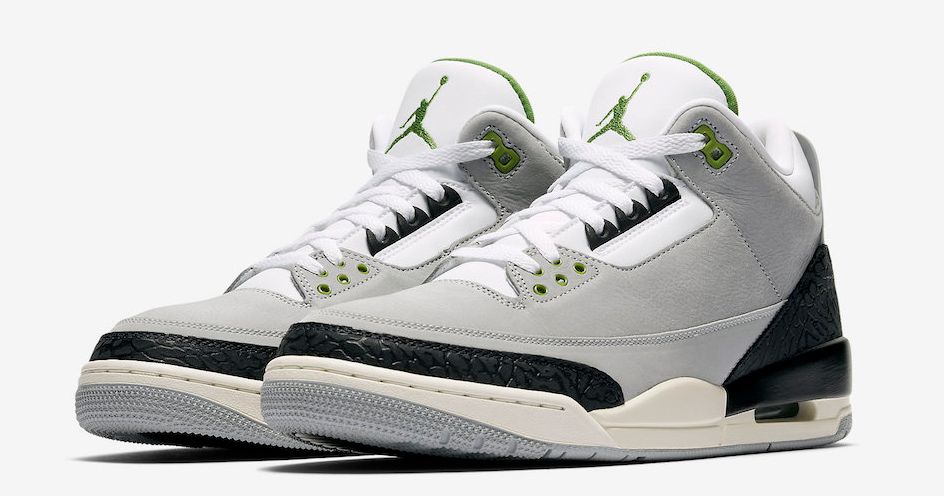 Jordan 3 chlorophyll sale