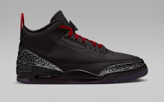 Speculative mock-up of the Air Jordan 3 Utility "Bred" (SKU: IX0198-001) via @zSneakerHeadz & Sneaker Files.