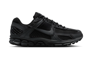 Nike's Zoom Vomero 5 in a "Black Reflective" makeover.