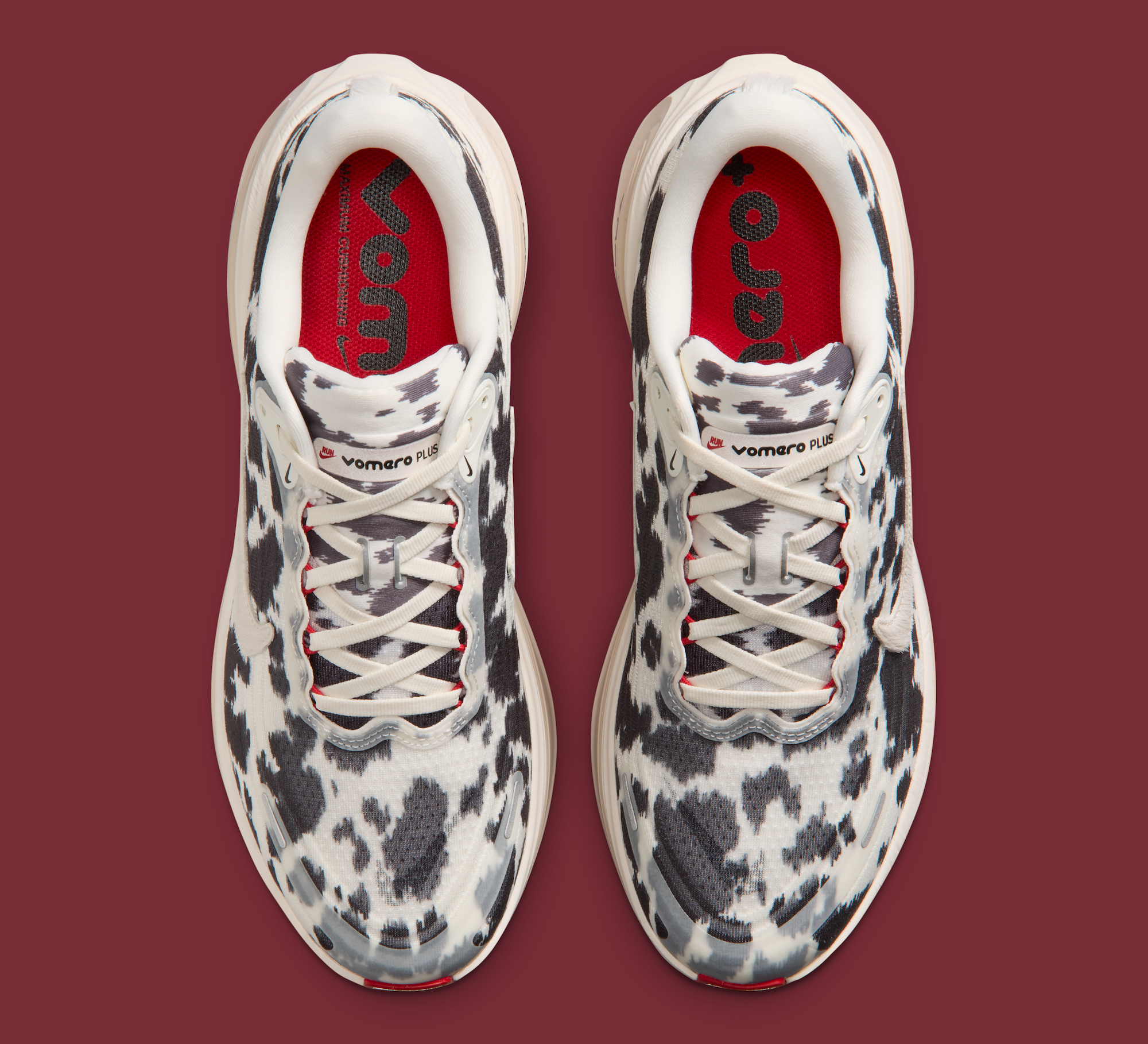 Nike Vomero Plus "Cow Print" (SKU: IR0032-100). Photo via Nike.