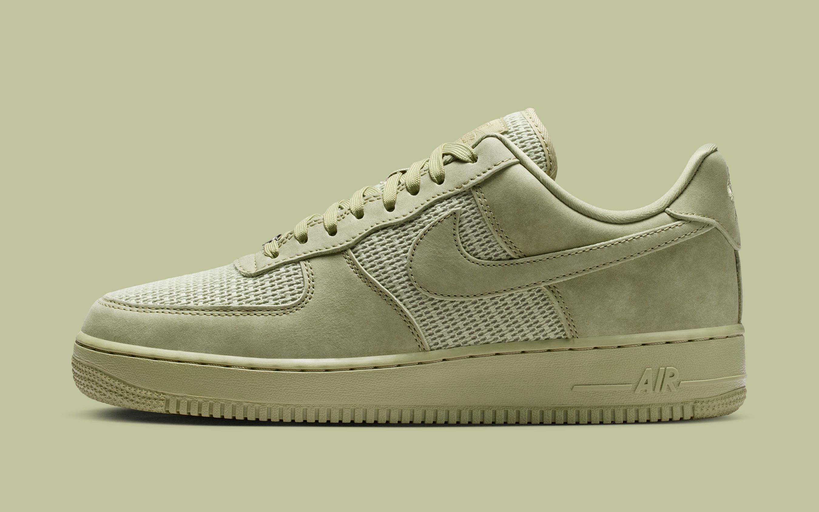 Nike Delivers this Woven Air Force 1 Low in 
