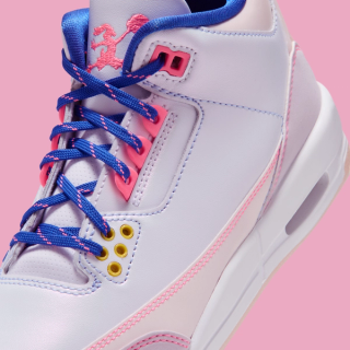Kids' Space Jam x Air Jordan 3 "Lola Bunny" (SKU: IZ1694-600). Photo via Nike.