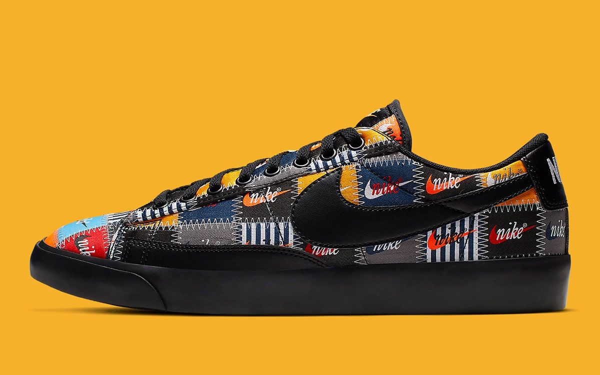 nike blazer low patchwork