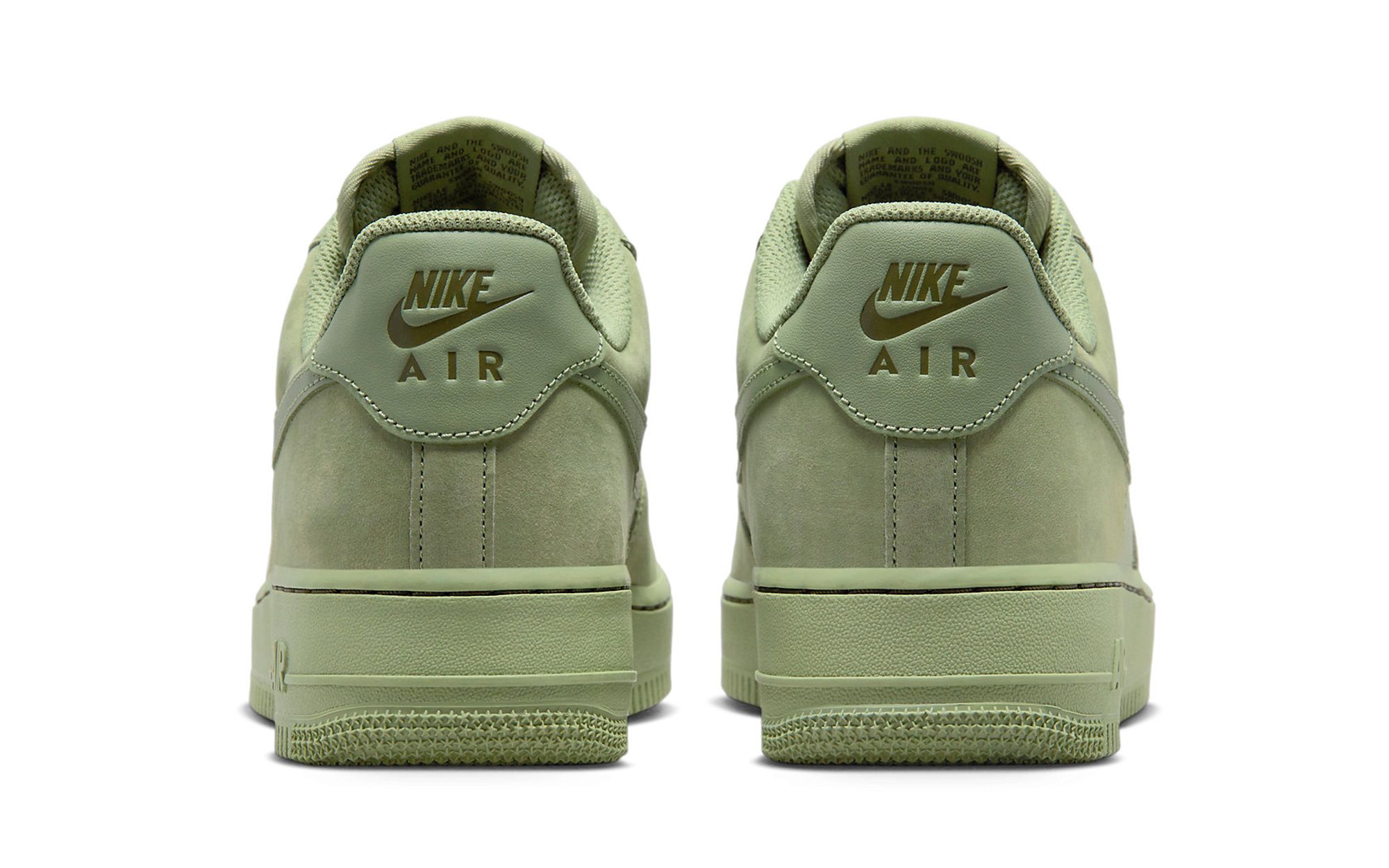 Official Nike Air Force One Low Premium Oil Green