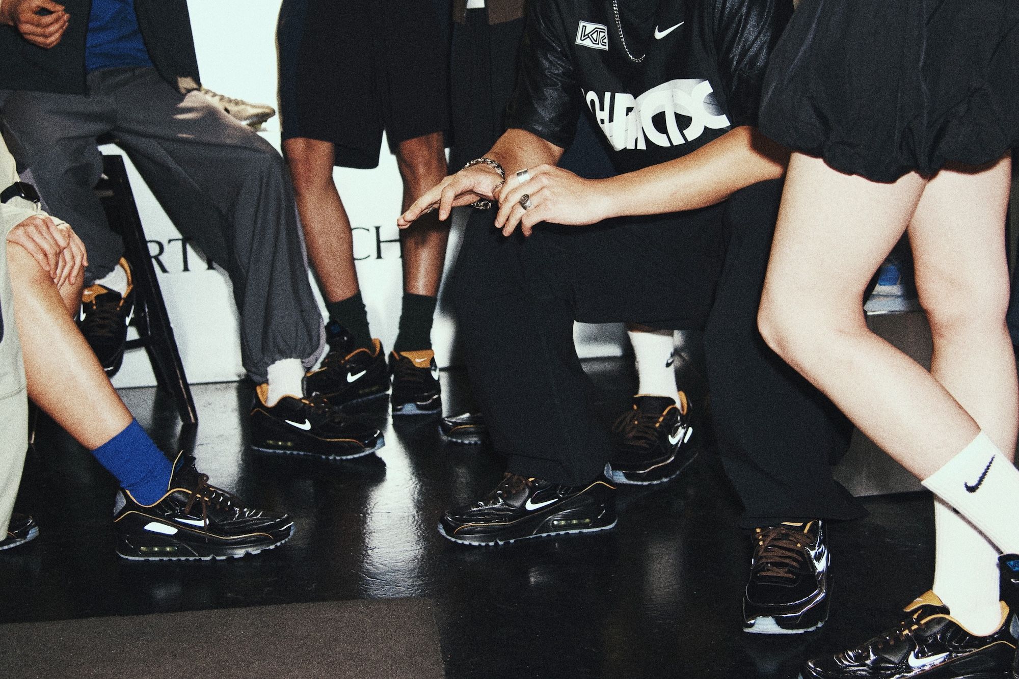 Nike Air Max 90 inspired by 2002's Mercurial Vapor Boots. Photo via Nike.