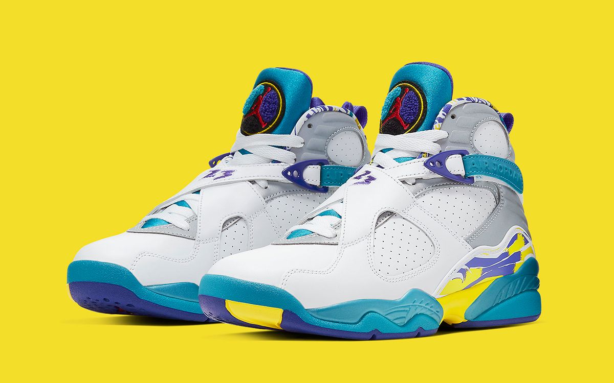 Jordan 8 womens aqua sale