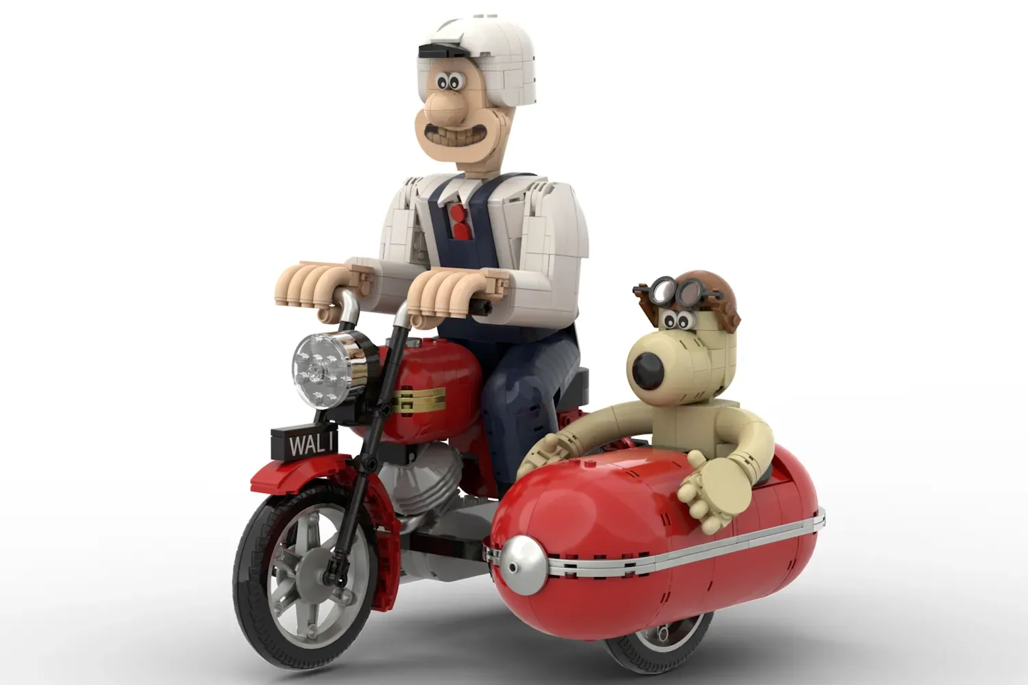 LEGO® x Wallace & Gromit Block Set (1,038 Pieces). Photo via The LEGO Group.