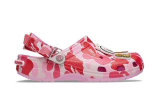 BAPE®︎ x Crocs Classic Clog 'Carnation' (Pink Camo)