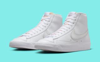 Airbrushed Accents Dress this New Nike Blazer Mid