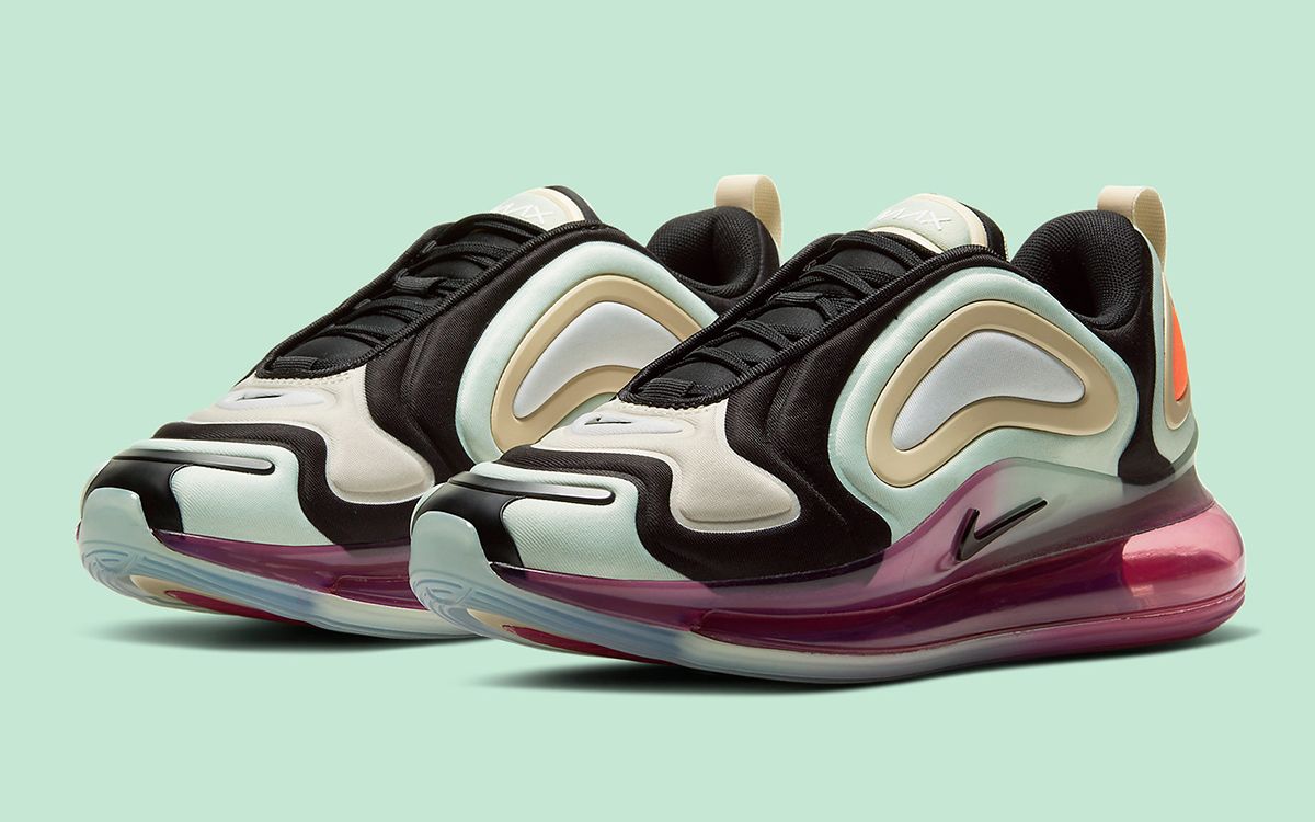 The Nike Air Max 720 Experiments with Easter Egg Like Blocking