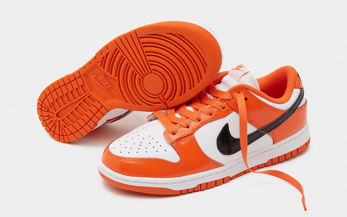 Nike Presents the Dunk Low in White, Orange and Black Patent