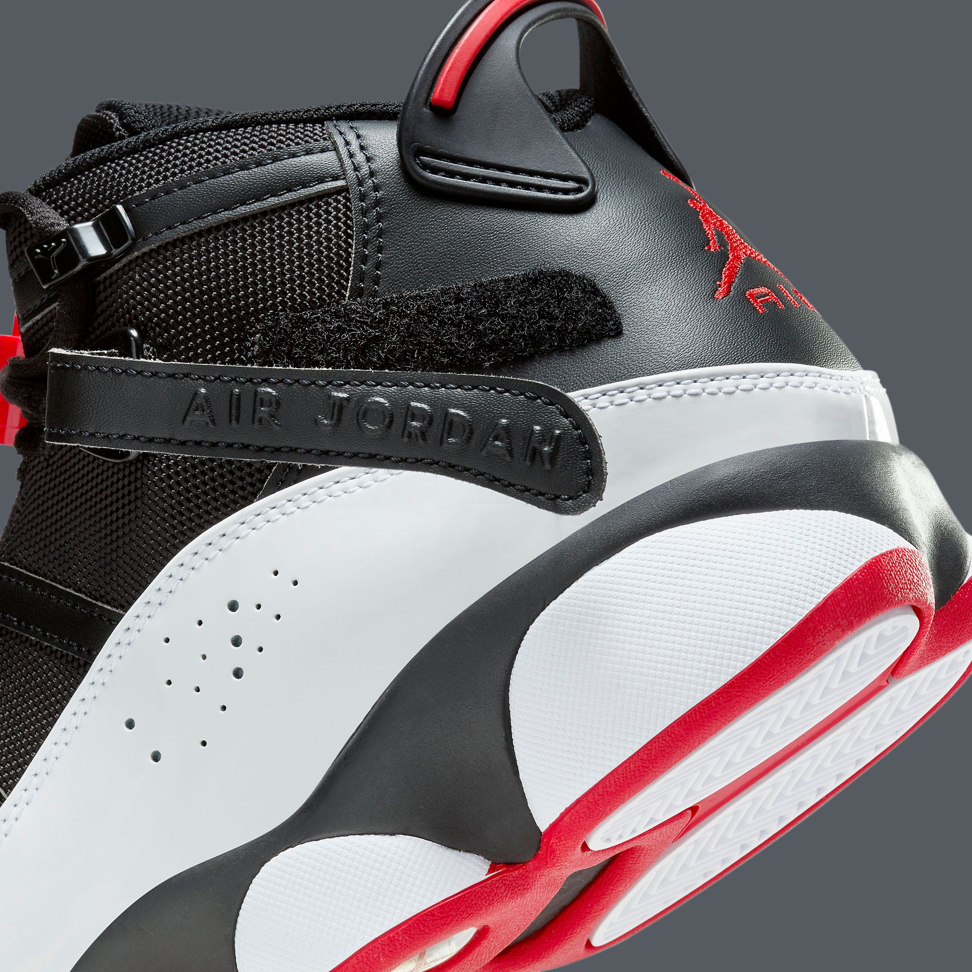 Jordan 6 rings on sale black white gym red