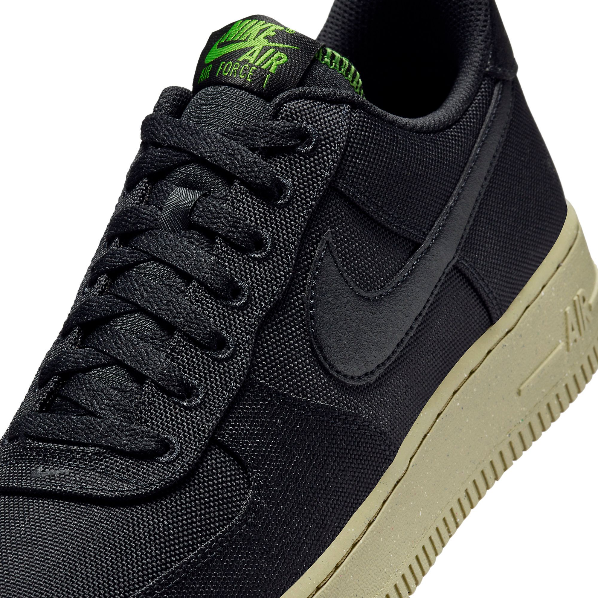 Air force 1 outlet low canvas black