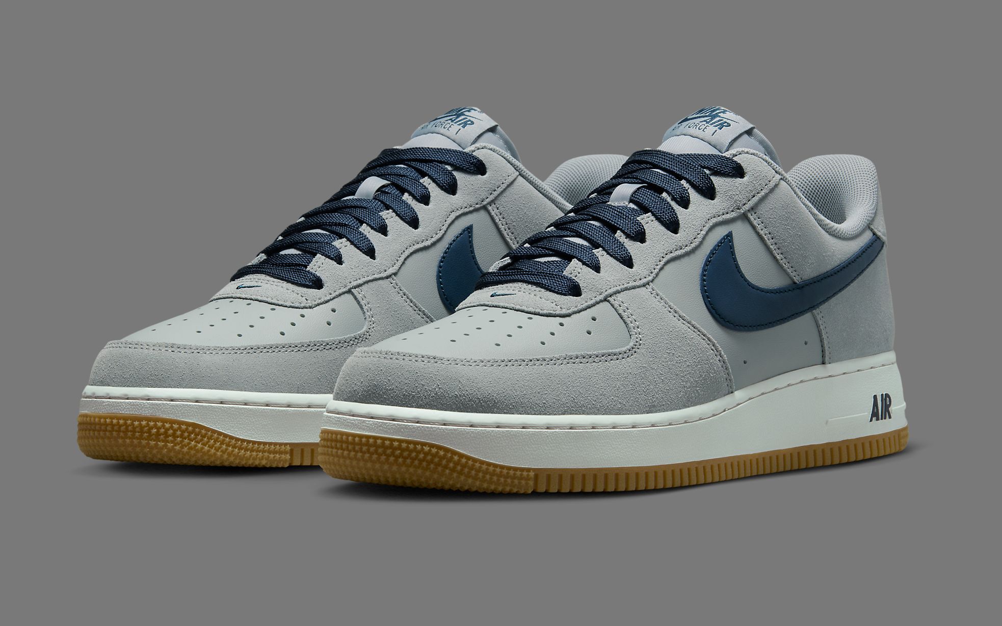 Nike Air Force 1 Low “Light Smoke Grey/Gum” Pairs Classic