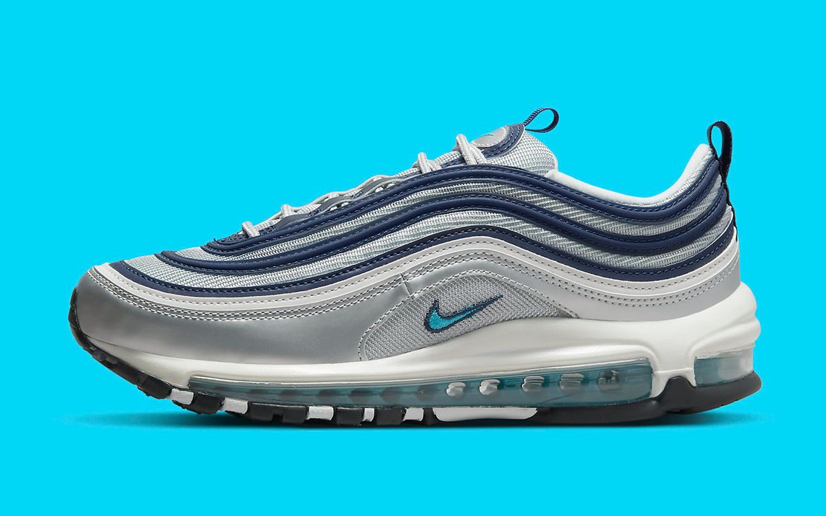 The Nike Air Max 97 Surfaces in Metallic Silver and Chlorine Blue