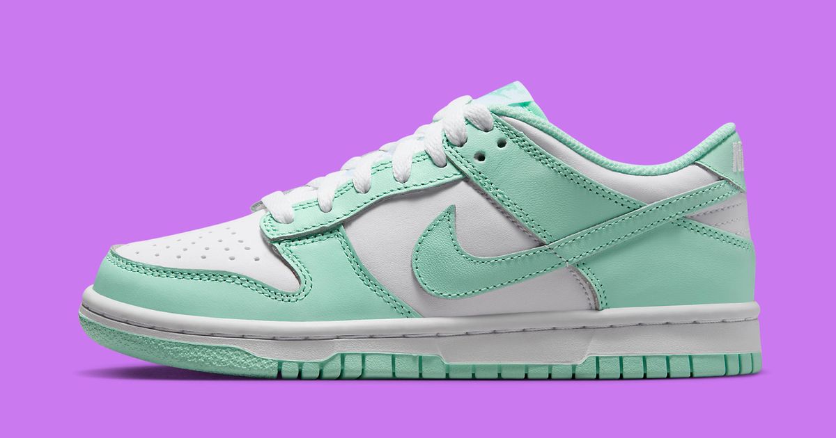 The Next Kids Dunk Low Arrives in White and Mint | House of 