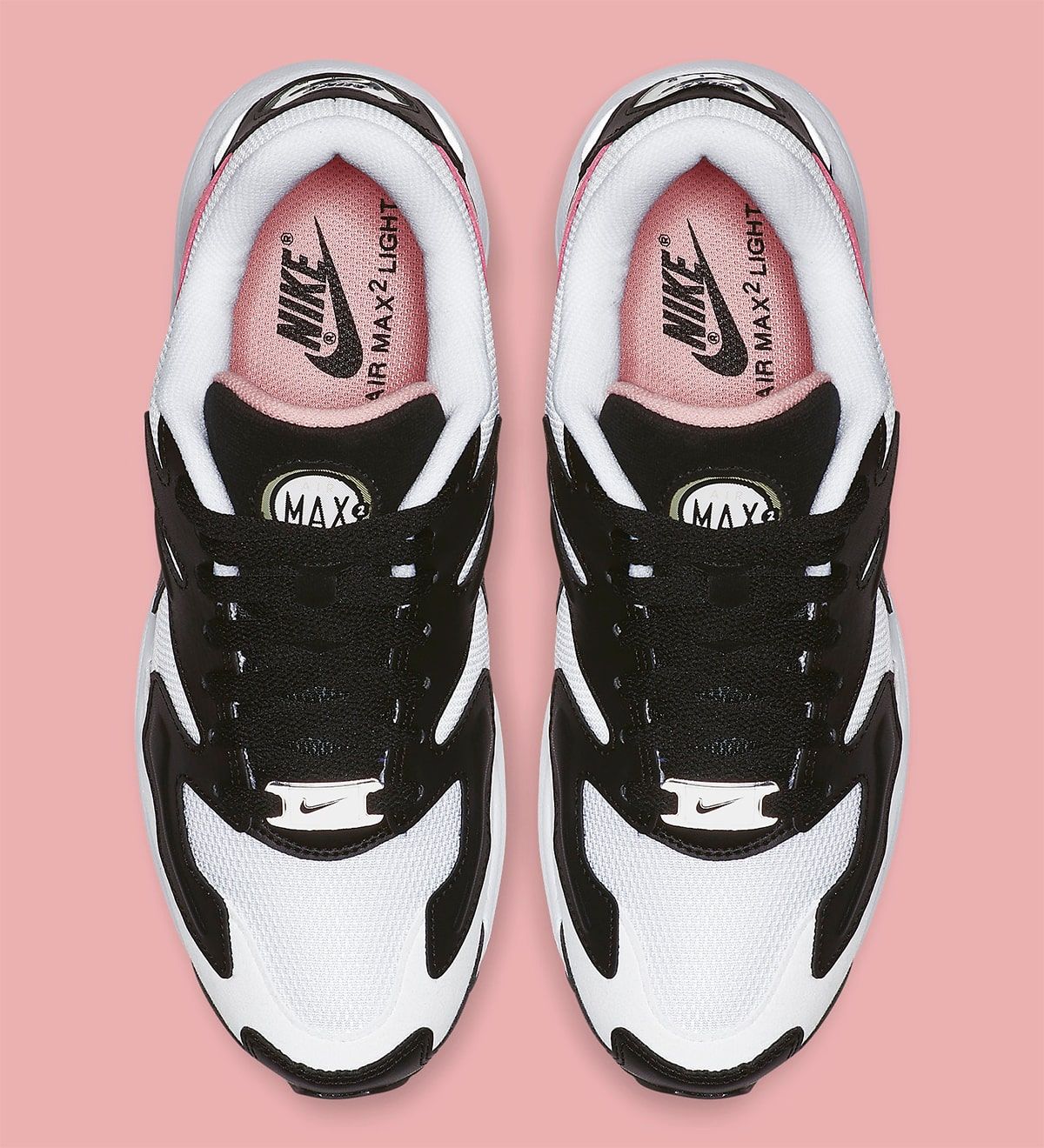 Nike Air Max 2 Light White Black Pink - POIZON