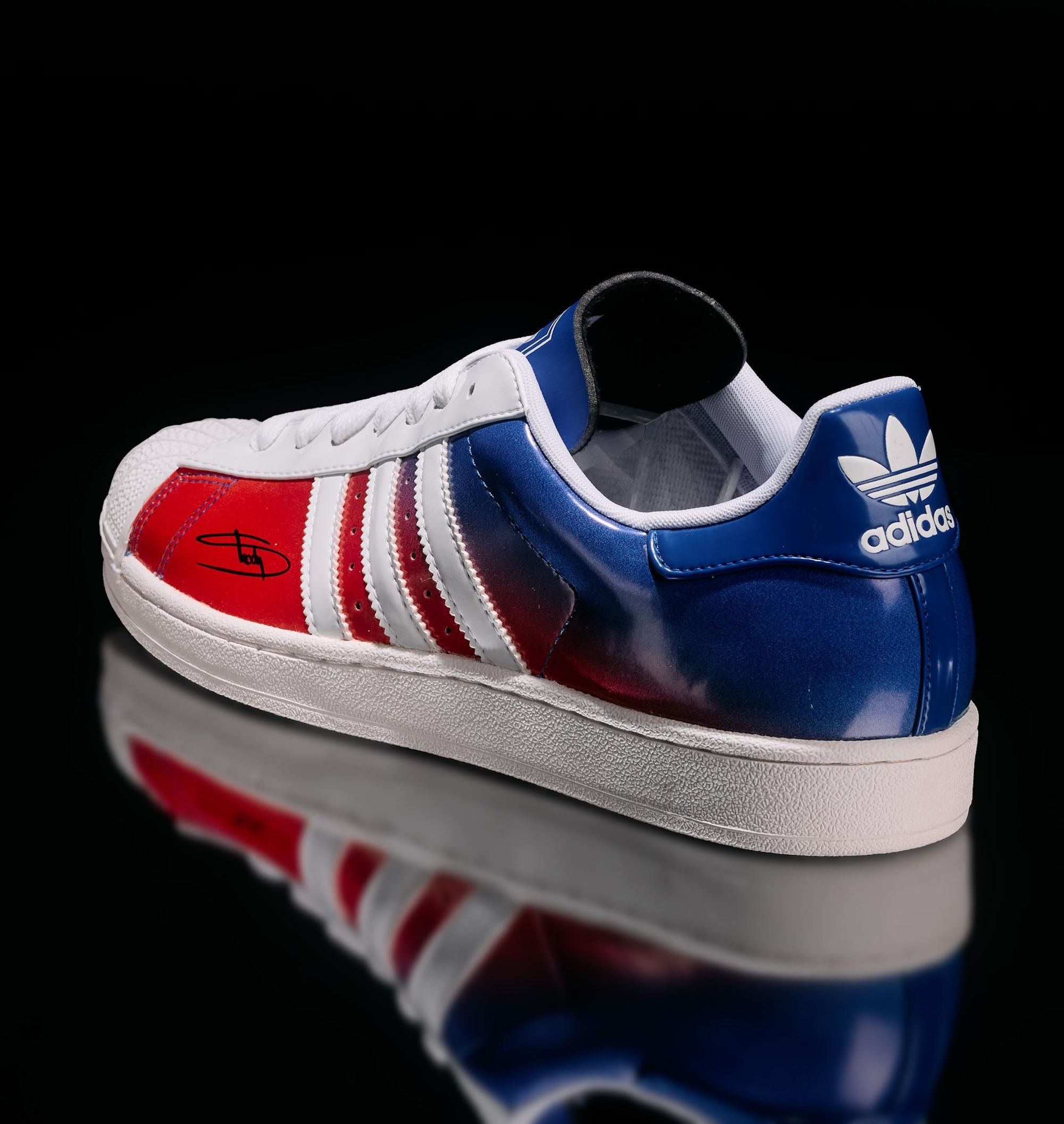 adidas Superstar (2008). | Retail Release, Signed. Photo via Julien's Auctions.