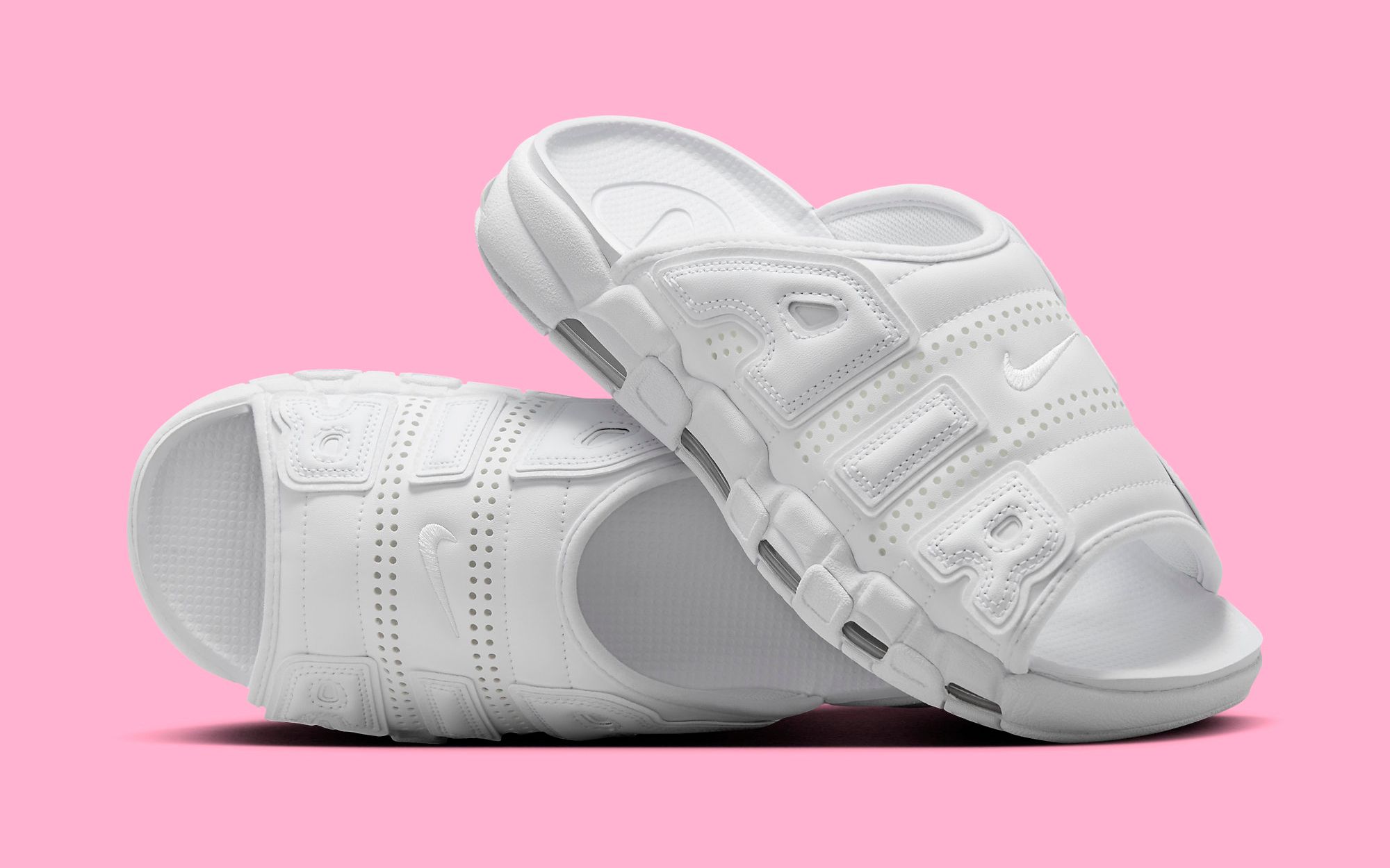 The Next Nike Air More Uptempo Slide Rocks a 