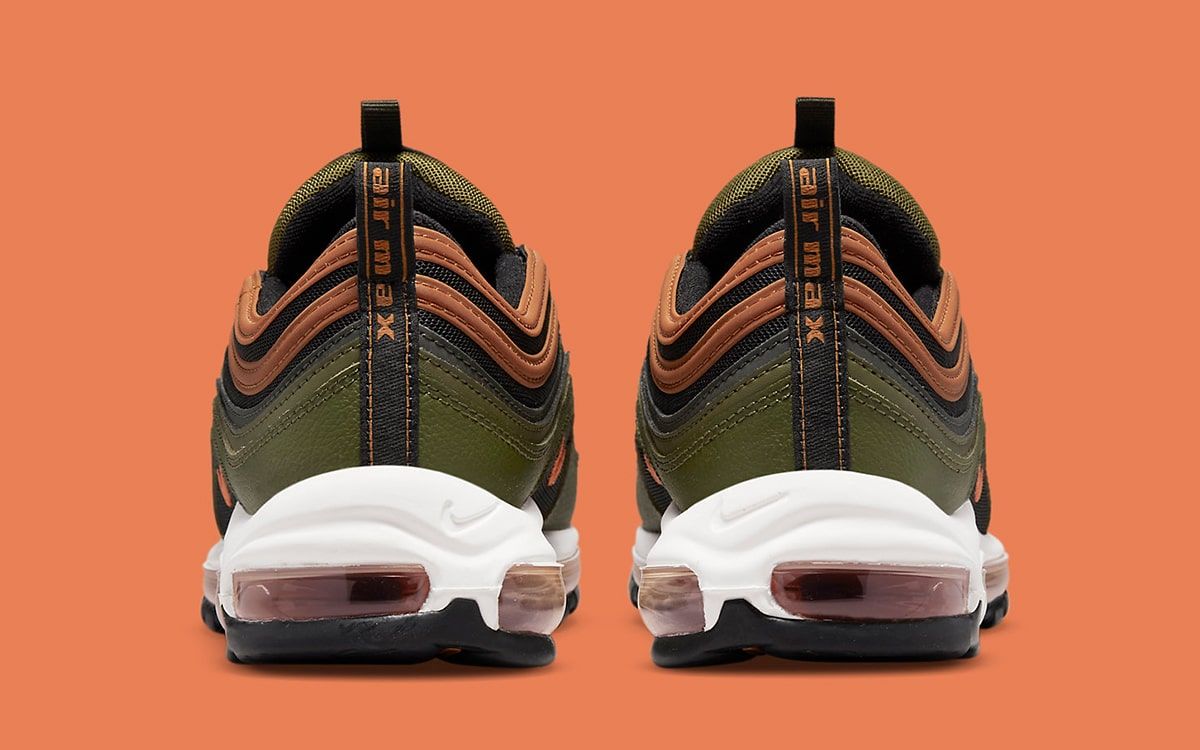 Air max 97 clearance olive green and orange