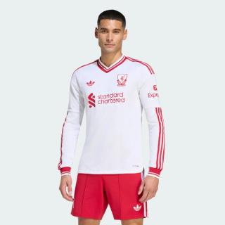Liverpool 26/27 Away Authentic Long-Sleeve Jersey (SKU: KB8308). Photo via adidas.