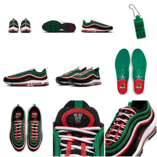 Mississippi Valley State University x Nike Air Max 97 "Yardrunners" (2026; SKU: IW6993-300). Photos via Nike.