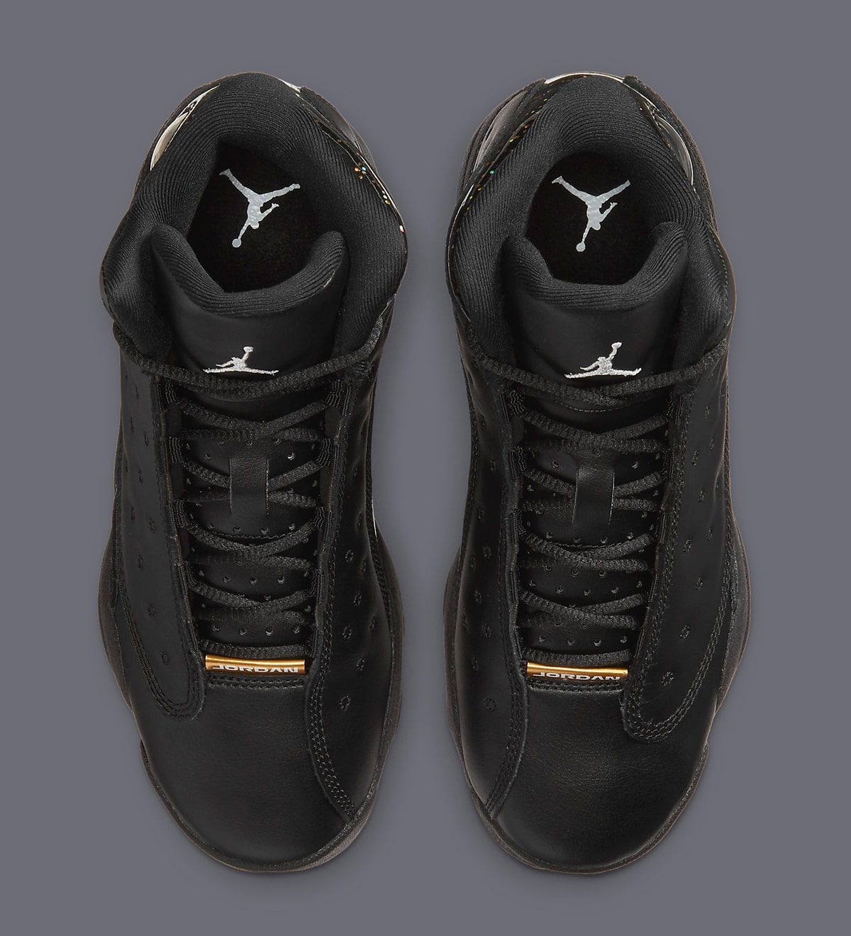 jordan 13 black shiny