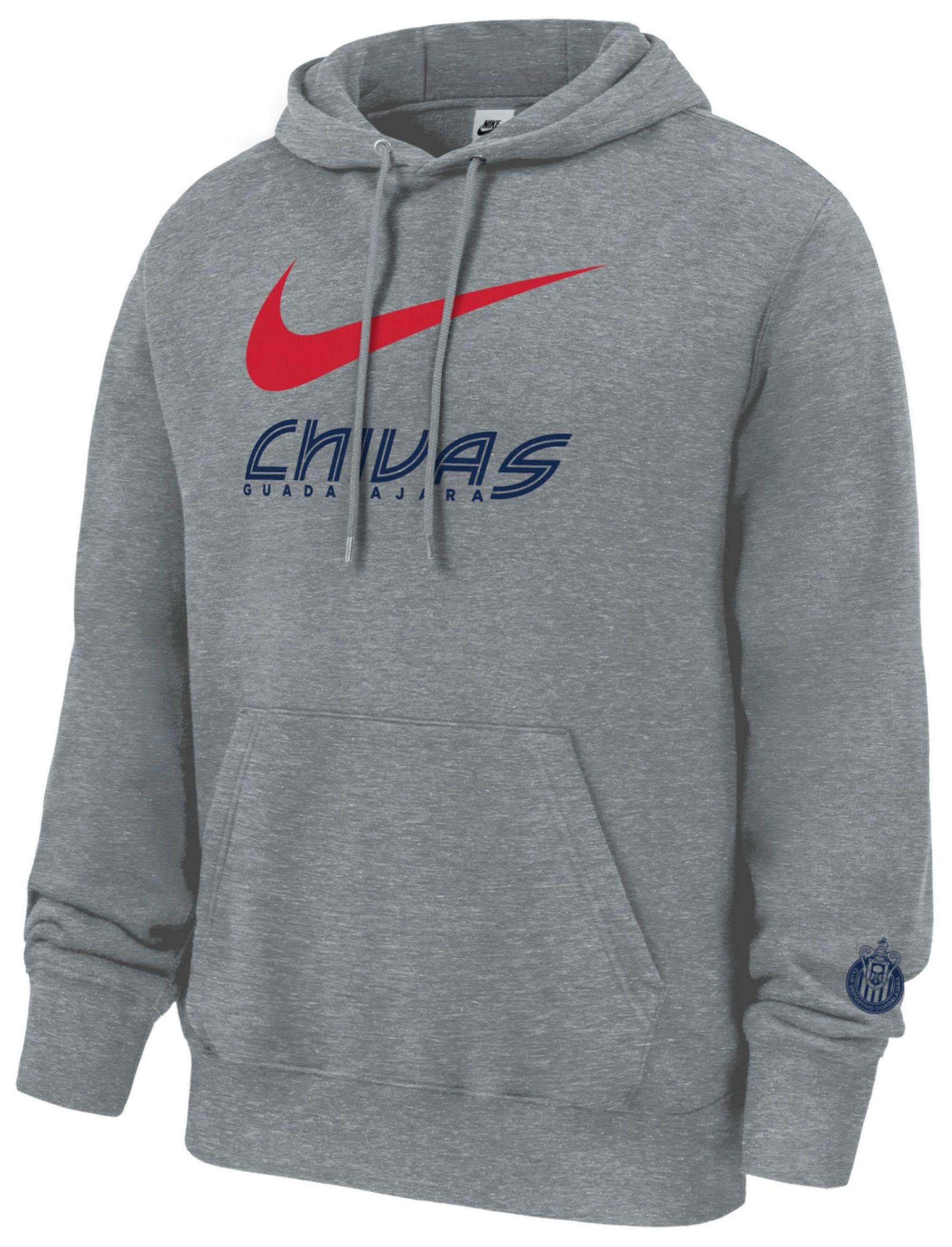 Chivas de Guadalajara Nike Fleece Graphic Hoodie "Gravy" (SKU: N/A). Photo via DICK'S Sporting Goods.